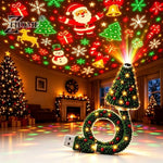Luz Proyector Navideño USB